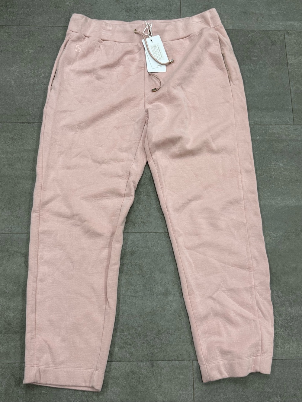 Ted Baker London Blush Pink Cropped Jogger Lounge Pants Women’s Size 4 NWT